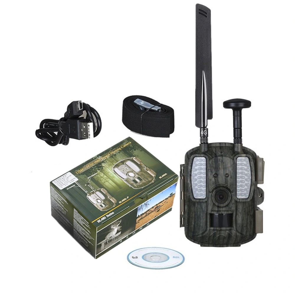 Professional 1080P Wireless SMS MMS GPRS GSM 4G Hunting Camera Wildlife 4G Trail Camera with Box and Power Supply Factory Manufacture