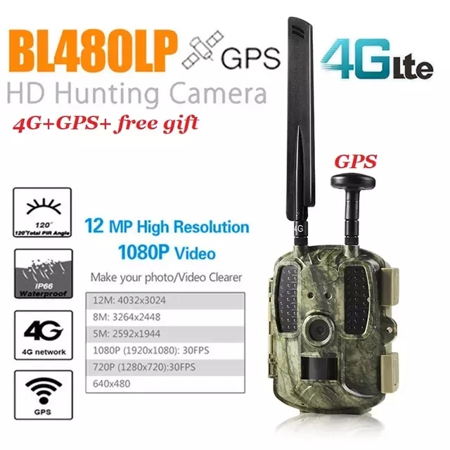 1080P Wireless SMS MMS GPRS GSM Wildlife 4G Hunting Trail Camera